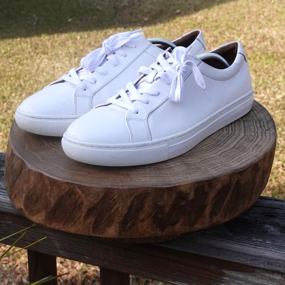 New Republic Kurt White Leather Sneakers - 13